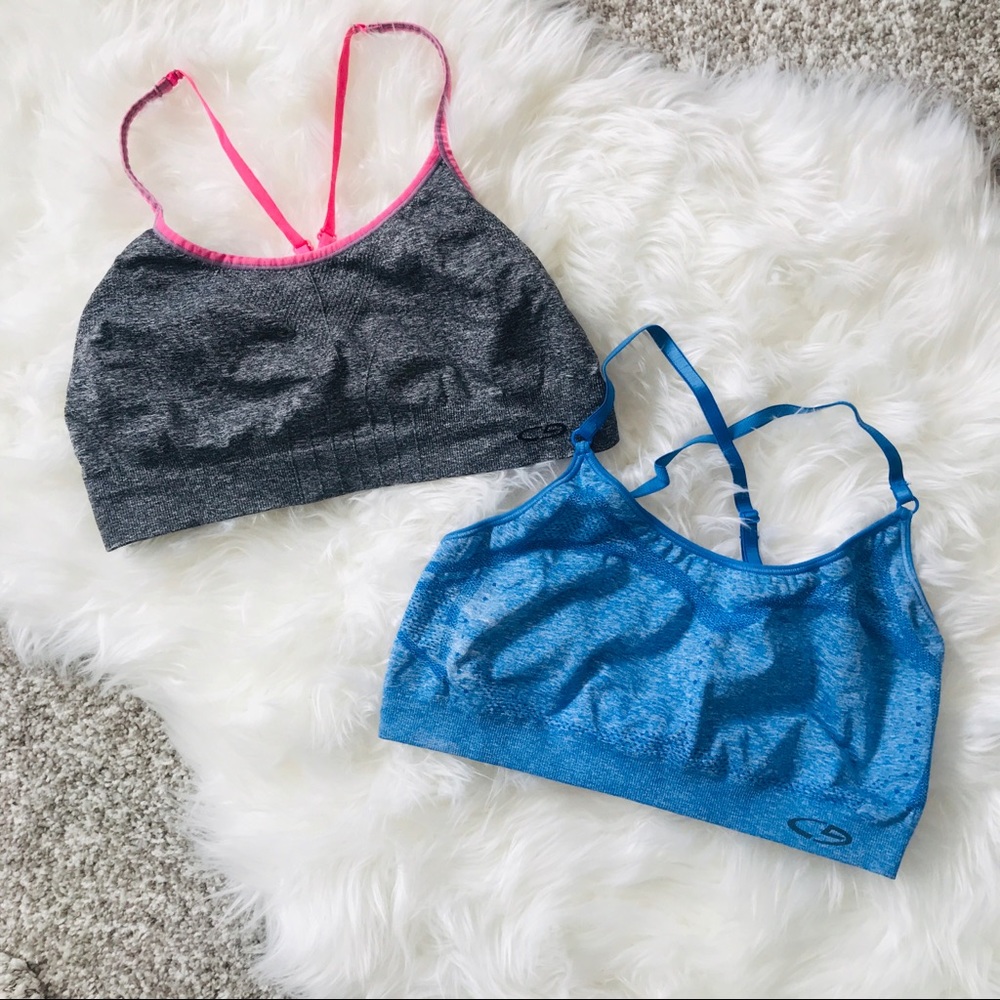 C9 by Champion | Gray & Blue Sports Bras